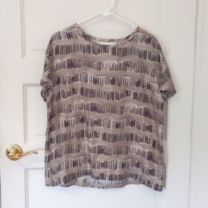 Max Mara silk printed blouse